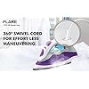 • HAVELLS Flare 1250 W Steam Iron with Teflon Coated Sole Plate, Vertical & Horizontal Ironing & 2 Years Warranty. (Purple)