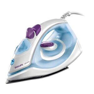 Philips Steam Iron GC190521 – 1300-watt, Black non-stick soleplate, Steam Rate of up to 17gmin